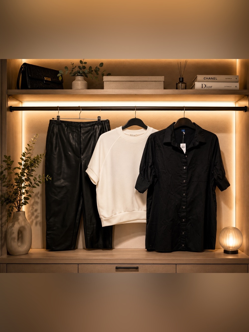 Women’s Clothing Bundle – Chic Black & Neutral Outfits (Mostly Size M)